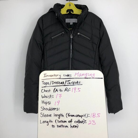 Marc New York Andrew Marc Black Fitted Down Puffer Jacket size SP - Picture 15 of 15